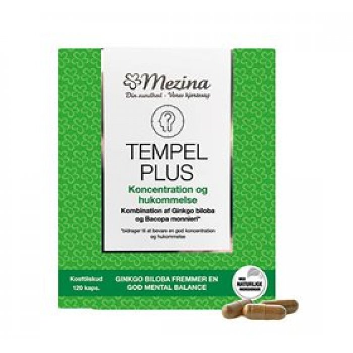 Mezina Tempel Plus 120 kapsler 