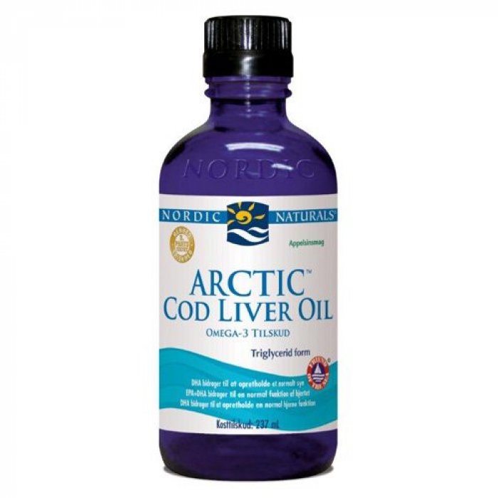 Arctic Cod Liver Oil m. appelsin • 237 ml.