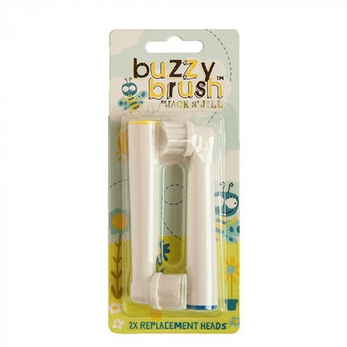 Jack N’ Jill Udskiftelige børstehoveder til elektrisk tandbørste • 1 pk 