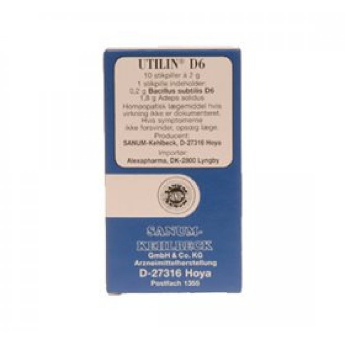 Utilin D6 stikpiller (blå)  • 10 stk..