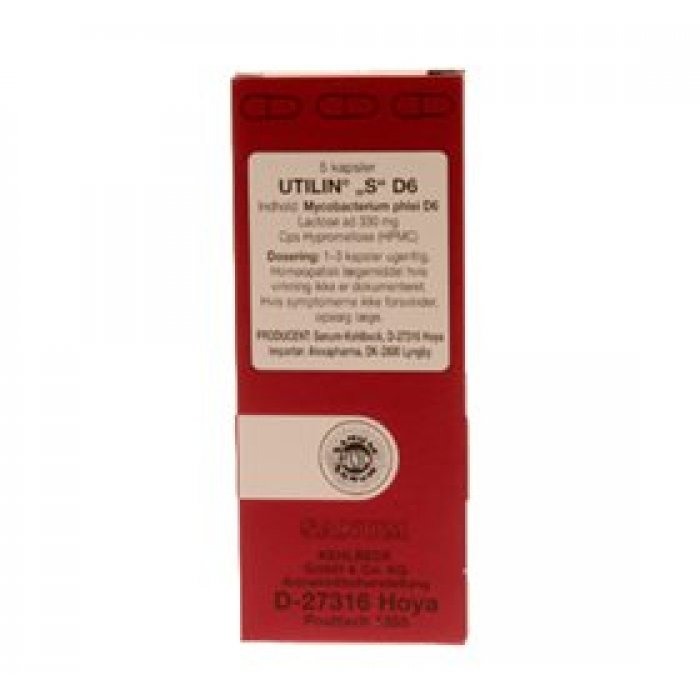 Utilin S D6 kapsler (rød) • 5 kapsler