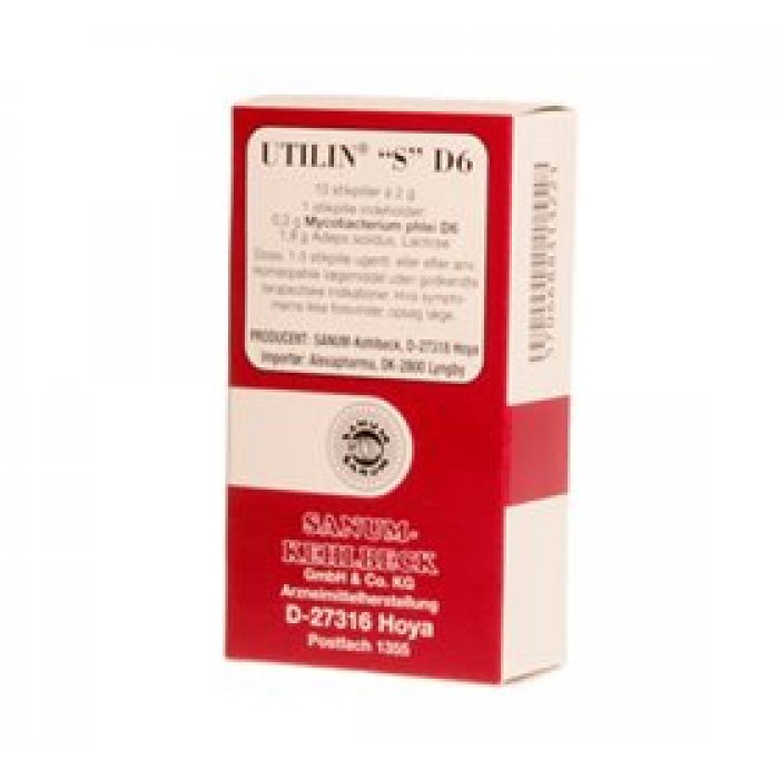 Utilin S D6 stikpiller (rød) • 10 stk.