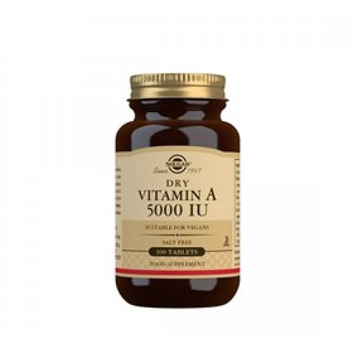 Solgar Vitamin A 5000 IU/ 1502 mcg - 100 tab.