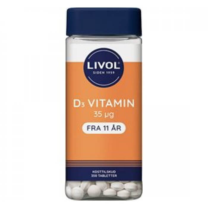 Livol Vitamin D 35 mcg 350 tab. 