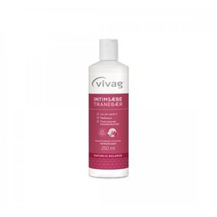 Vivag Intimsæbe Tranebær 250 ml.