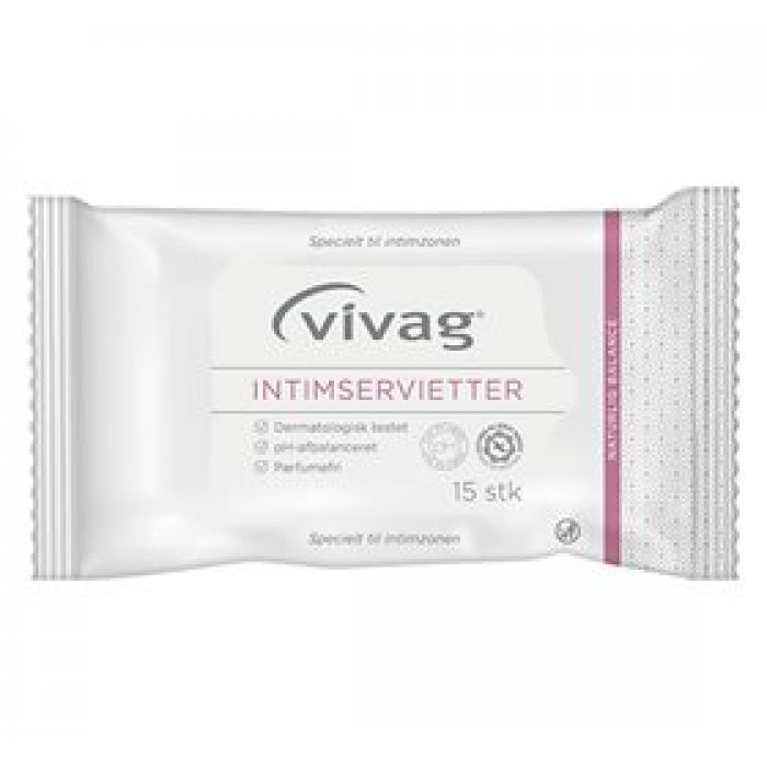 Vivag intimservietter 15 stk.