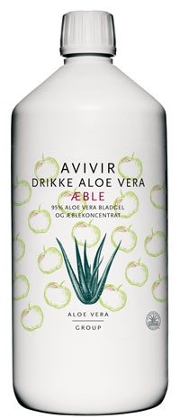 Avivir Aloe Vera Drik m. æble • 1 L