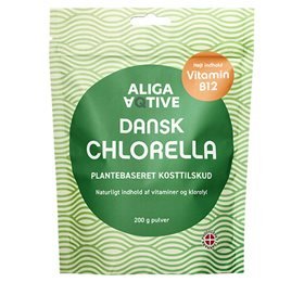 ALIGA AQTIVE Dansk Chlorella pulver 200 g