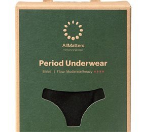 AllMatters Menstruationstrusser Bikini Underwear Moderate/heavy L