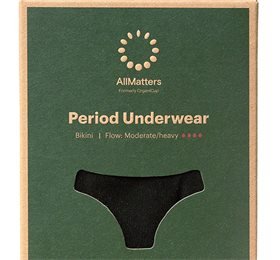 AllMatters Menstruationstrusser Bikini Underwear Moderate/heavy XS