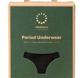 AllMatters Menstruationstrusser Bikini Underwear Moderate/heavy XXS