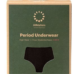 AllMatters Menstruationstrusse High Waist Underwear Moderate/heavy L