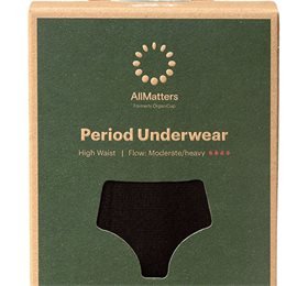 AllMatters Menstruationstrusse High Waist Underwear Moderate/heavy XXS