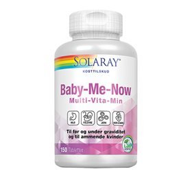 Solaray Baby Me Now Multivitamin 150 tab.