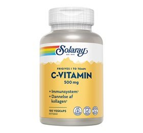 Solaray C-vitamin 500 mg 180 kapsler