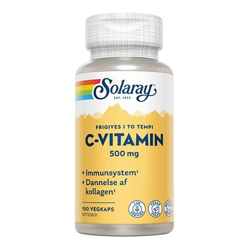 Solaray C-vitamin 500 mg 100 kapsler 