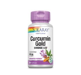 Solaray Gurkemeje Curcumin Gold 30 kap. DATOVARE 08/2025
