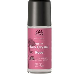 Urtekram Deo krystal roll on Rose • 50ml.