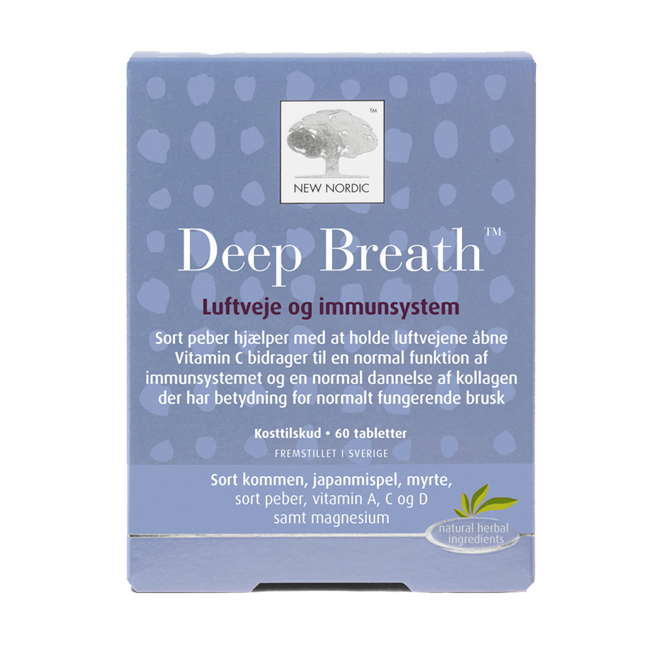 New Nordic Deep Breath™ 60 tabletter