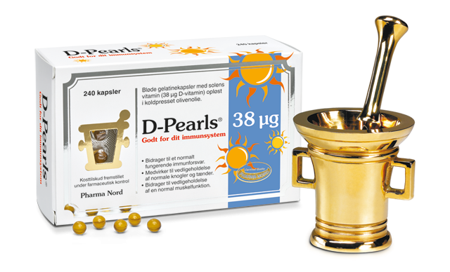 Pharma Nord D-Pearls 38 mcg - 240 kapsler