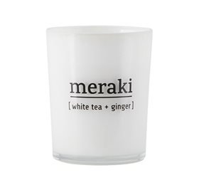 Meraki Duftlys, White tea & ginger • 60 g