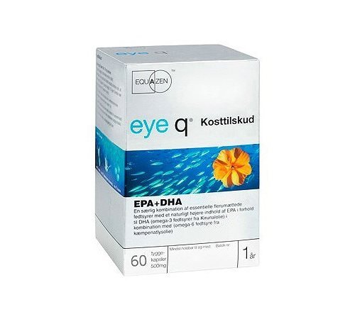Equazen ( Tidligere Eye Q ) fiskeolie EPA+DHA - 60 kaps.