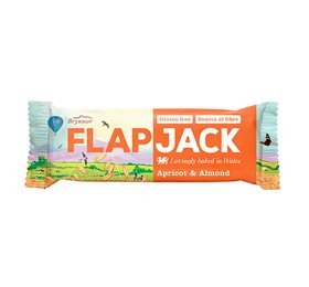 Flapjack m. abrikos og mandel 80g.