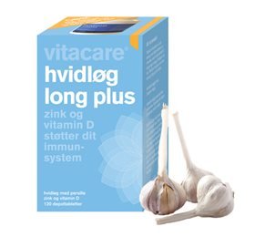 Hvidløg Long Plus VitaCare • 120 tab.