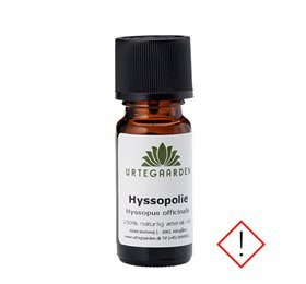 Urtegaarden Hyssopolie Æterisk 10 ml   X