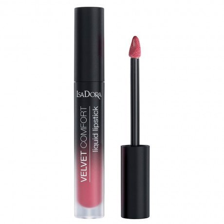  IsaDora VELVET COMFORT LIQUID LIPSTICK - Flydende læbestift - 56 Mauve Pink