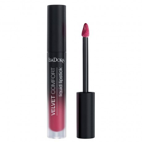  IsaDora VELVET COMFORT LIQUID LIPSTICK - Flydende læbestift - 58 Berry Blush