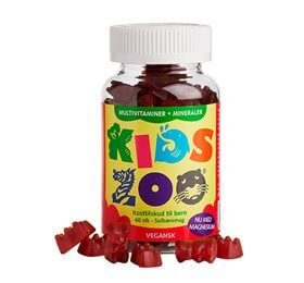 Kids Zoo Multivitamin + Mineraler 60 stk. Vegansk 