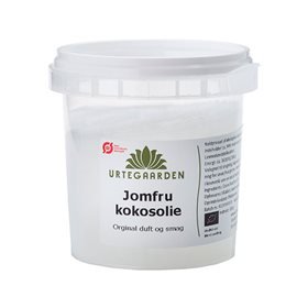 Urtegaarden Kokosolie jomfru Ø 100g.