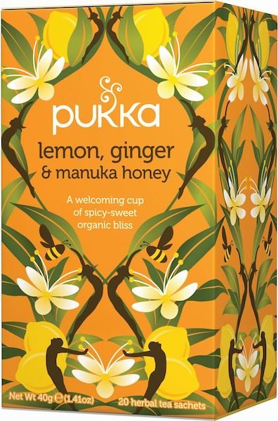 Pukka Lemon, Ginger & Manuka te • 20 breve