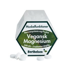 Berthelsen Magnesium Vegansk 240 tabl.