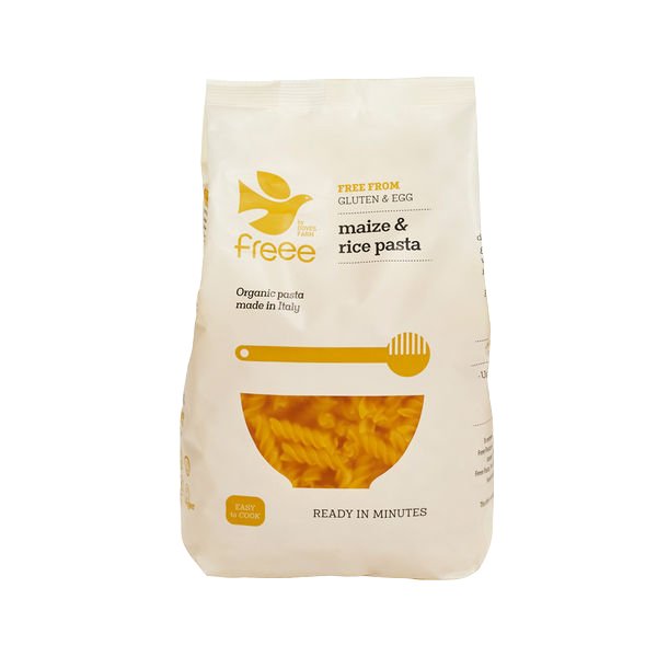 NatureSource Majs & Ris Fusilli Pasta glutenfri Ø • 500 g.