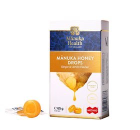 Manuka honning drops Ginger & Lemon 65 gram