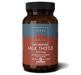 Terranova Milk Thistle marietidsel 500mg • 50 kapsler
