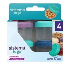 SISTEMA Minibox dressing to go 4x35