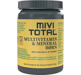 Mivi Total Multivitamin Børn 90 tab.X