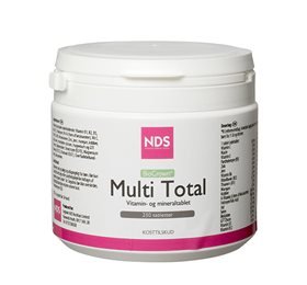 NDS Multi Total multivitamin og mineral • 250 tab.