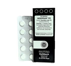 Nigersan tabletter D5  • 20 tabl.