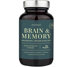 Nordbo Brain & Memory magnesium 90 kap.
