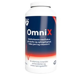 BioSym OmniX u. jern og k-vitamin 360 tabl. DATOVARE 06/2024