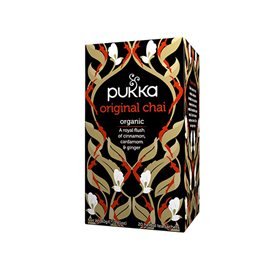 Pukka Original Chai te Ø sort te, kanel & kardemomme • 20 br.