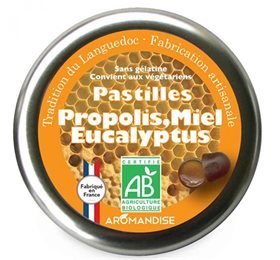 Pastiller m. propolis, honning & eukalyptus Ø 45g.