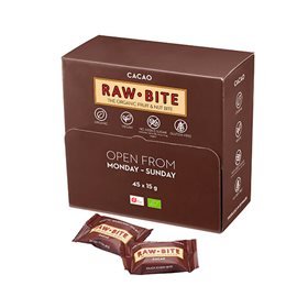 RAWBITE Officebox Cacao 45x15g Ø