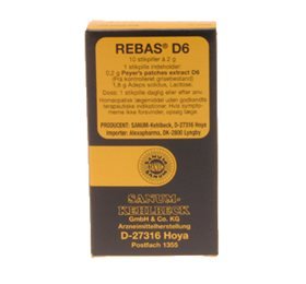 Rebas D6 stikpiller • 10 stk.