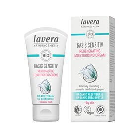 Lavera Regenerating Moisturising Day Cream Basis Sensitiv • 50 ml.  X UDLØB 11/25