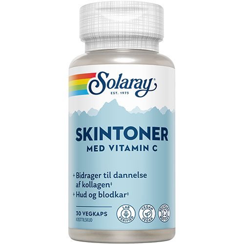 Solaray Skintoner med vitamin C 30 kap.